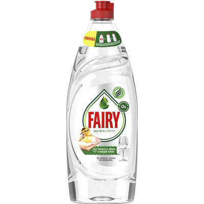 Средство для мытья посуды FAIRY Pure&Clean 650 мл 1009441 605888 0001009706