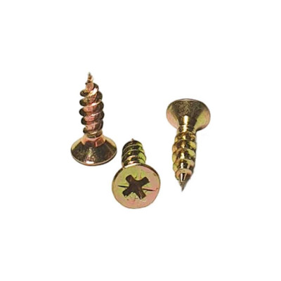 Саморез желтый универсальный оцинкованный с потайной головкой 4.5x16 мм, pz2, 10 кг GSMETZ 1034516