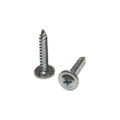 Саморез белый с прессшайбой оцинкованный 4.2x25 мм, ph2, 10 кг GSMETZ 1024225