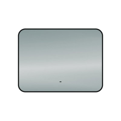Зеркало Teymi Solli Black Soft Line 80x60, LED подсветка, сенсор на взмах T20232S ЦБ-00265145