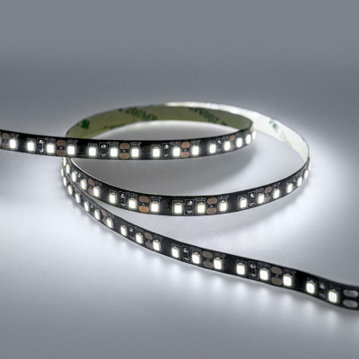Светодиодная лента Eleganz LUX 2835 120 LED 9.6W/M 12V холодная 6000К ЧЕРНАЯ ОСНОВА 9008