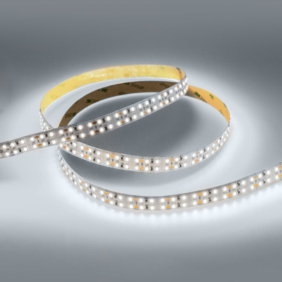 Светодиодная лента Eleganz LUX 2835 240 LED 19.2W/M 12V холодная 6000К IP20 ДВУХРЯДНАЯ EL-LS-19W