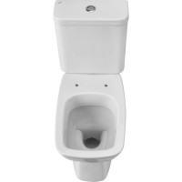 Унитаз-компакт Santek Нео Лайт косой выпуск, 2 режима, сиденье DP Slim, Soft Close, Clip up 1WH302471 456862