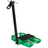Управляемая платформа для перемещения тяжелых грузов EURO-LIFT ST120 г/п 12тн, кол-во роликов 8шт, 600х480х95мм, материал роликов - металл, длина ручки 1100мм, вес 75кг 00000219