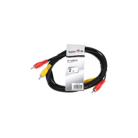 Соединительный кабель Telecom 3xRCA /M/-3xRCA /M/, 2m TAV7150-2M