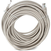 Патчкорд AOpen/Qust литой UTP кат.5е 20м серый ANP511-20M