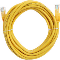 Патчкорд литой AOpen/Qust UTP кат.5е 5м желтый ANP511-5M-Y