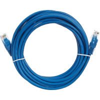 Патчкорд AOpen/Qust литой UTP кат.5е 5м синий ANP511-5M-B
