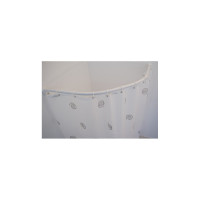 Круговая штанга RIDDER 90x90 см, белый 59401