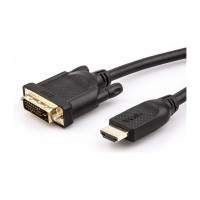 Кабель VCOM HDMI AM/DVI 24+1M, 10м, CU, 1080P@60Hz, 2F, CG484GD-10M