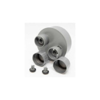 Клапан (аэратор) РемоКолор внутренняя канализация, серый, 110 мм 143-492