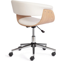 Кресло Tetchair vimta натуральный, кожзаменитель, белый 13662