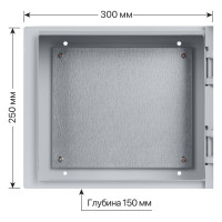 Щит с монтажной панелью TDM щмп-2.3.1-0 (250x300x150) ip54 народный эконом SQ0905-3402