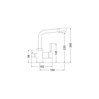 Кухонный смеситель EMAR 3003N.9 Алмаз