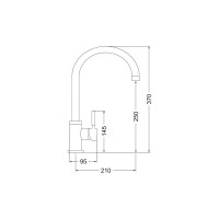 Кухонный смеситель EMAR 3004.9 Алмаз