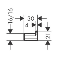 Крючок Hansgrohe Addstoris 41742000 00000091277