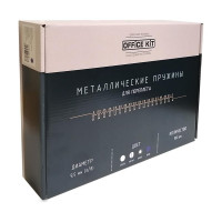 Металлические пружины Office Kit d 9.5 мм (3/8), синие, 100 шт. OKPM38BL