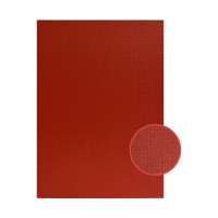 Обложки Office Kit А4, лен, красные, 100 шт. LRA400250