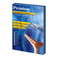 Прозрачные пластиковые обложки Office Kit А4, 0.2 мм, синие, 100 шт. PBA400200