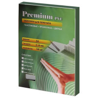 Прозрачные пластиковые обложки Office Kit А4, 0.18 мм, дымчатые, 100 шт. PSA400180