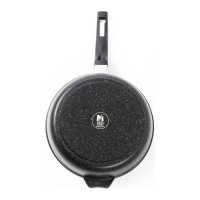 Индукционная сковорода Мечта 22 см с антипригарным покрытием гранит black. induction pro 22802И