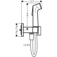Комплект для гигиенического душа Hansgrohe Bidette E 29233340 00000126635
