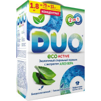 Стиральный порошок для стирки белого и цветного белья DUO Active 1.8 кг 9339238000423 1015180004