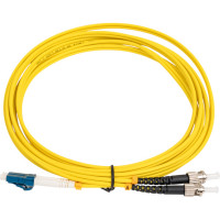 Оптический шнур Cabeus duplex lc-st 9/125 sm 3м lszh FOP(d)-9-LC-ST-3m