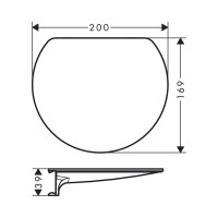 Полка Hansgrohe WallStoris 27915700