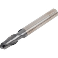 Фреза концевая 10х10х20х75 мм, Z2, твердосплавная, укороченная, сферическая Alpha-Pх New Century GMJ29100