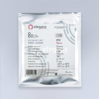 Светодиодная лента Eleganz Standard COB 8Вт, 12В, 310 диодов, 100Лм/Вт, Холодная 6000К ширина 8мм 990083
