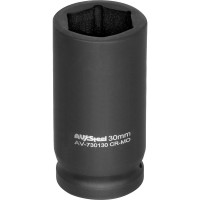 Головка ударная шестигранная удлиненная 30 мм, 3/4"DR AV Steel AV-730130