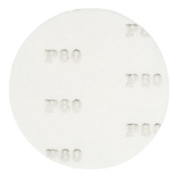 Шлифовальный круг на липучке 125 мм, Р80, с керамическим зерном, 10 шт TOTFLEX 4631174654193