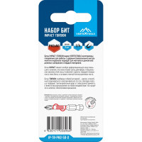 Набор бит IMPACT TORSION PH2, 50 мм, 2 шт vertextools IP-TR-PH2-50-2