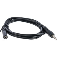 Удлинительный кабель VCOM 3.5 Jack /M/ - 3.5 Jack /F/, стерео, аудио, 1.5м VAV7179-1.5M