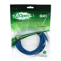 Патчкорд AOpen/Qust литой UTP кат.5е 5м синий ANP511-5M-B