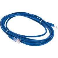 Патчкорд AOpen/Qust литой UTP кат.5е 3м синий ANP511-3M-B