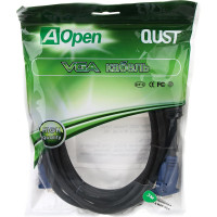 Кабель AOpen/Qust монитор-SVGA card 15M-15M 3м 2 фильтра ACG341AD-3M