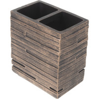 Стаканчик для зубной щетки RIDDER Brick Antik бронзовый 22150248