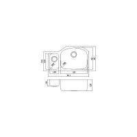 Кухонная мойка Oulin OL-U601