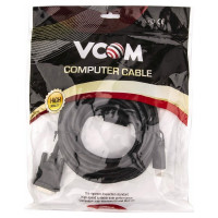 Кабель VCOM HDMI AM/DVI 24+1M, 5м, CU, 1080P 60Hz, 2F, CG484GD-5M