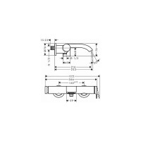 Смеситель для ванны Hansgrohe Vivenis 75420000 00000091257
