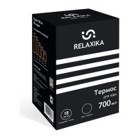 Термос для еды Relaxika 301 0.7 л, черный R301.700.2