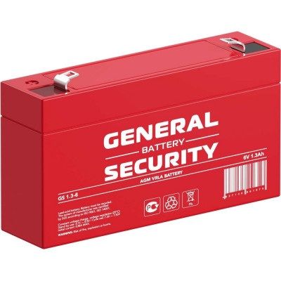 Аккумуляторная батарея General Security GS1.3-6