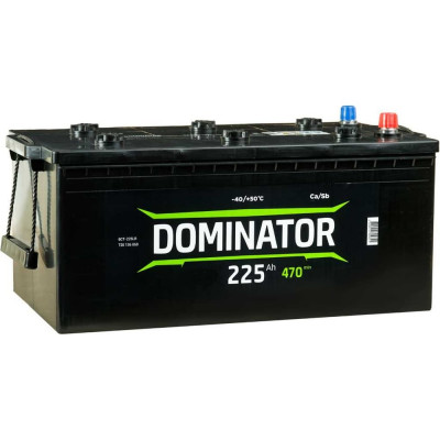 Аккумулятор Dominator 6 СТ 225 Ач 3 LR 1350 А ССА 725136060