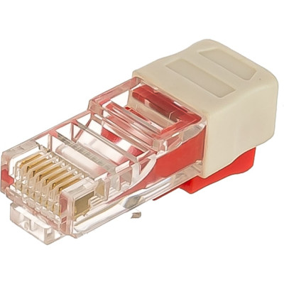 Сетевой коннектор для портов RJ45 NIKOMAX NMC-RJ-LOCK-RD