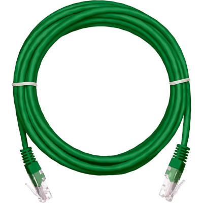 Шнур NETLAN EC-PC4UD55B-BC-PVC-100-GN-5