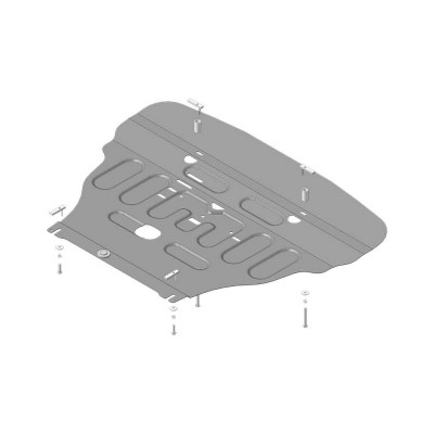 Стальная защита двигатель, КПП, Hyundai Staria c 2022 ООО Трио Сервис MOTODOR 70908