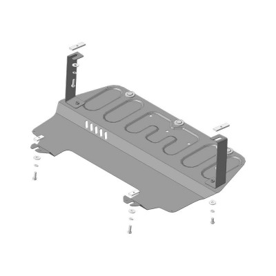 Стальная защита двигатель, КПП, Skoda Fabia, Rapid, VW Polo 2010- ООО Трио Сервис MOTODOR 72301