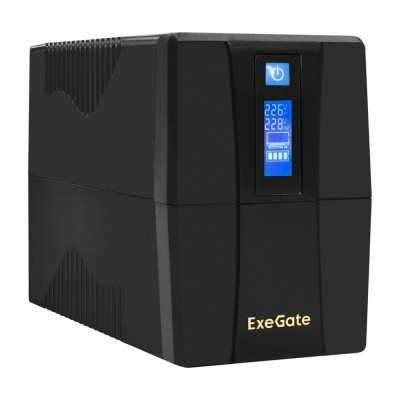 Источник бесперебойного питания ExeGate SpecialPro Smart LLB-800.LCD.AVR.C13.RJ.USB 285583